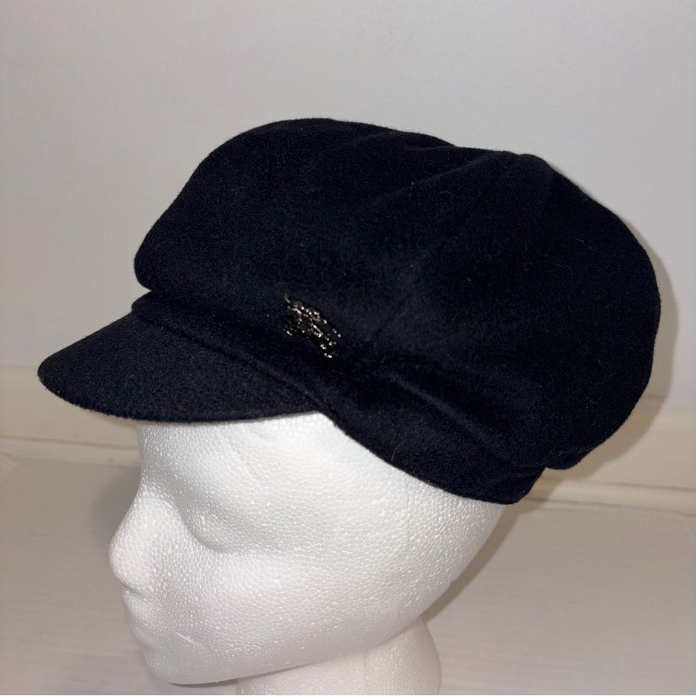 Burberry Newsboy Cap Women Size M Wool Cashmere Quiet Luxury Minimalist Poetcore